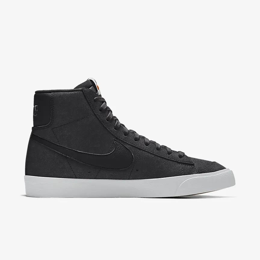 Giày Nike Blazer Mid '77 By You Nữ  Đen Trắng   